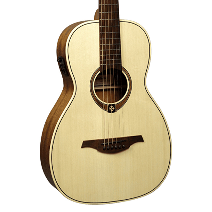 LAG T177PE Tramontane Parlor 12 Frets NJ Elektro Akustik Gitar